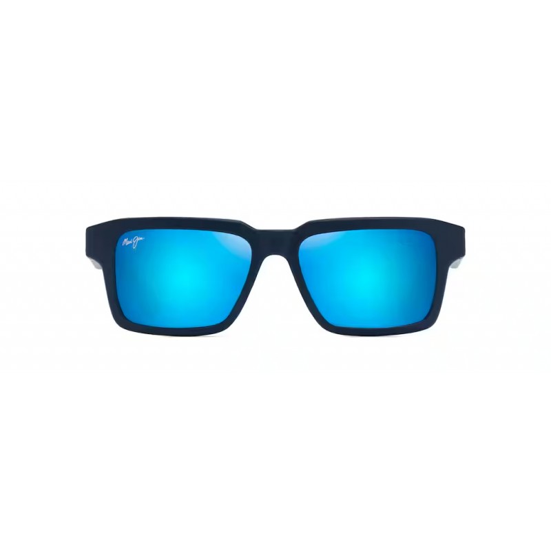 Sunglasses MAUI JIM Kahiko B635-03-Mirror polarized-matte dark blue