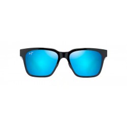 Sunglasses MAUI JIM Punikai B631-02-Mirror polarized-Shiny black