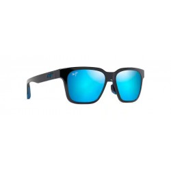 Sunglasses MAUI JIM Punikai B631-02-Mirror polarized-Shiny black