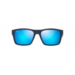 Sunglasses MAUI JIM The Flats 897-03 Mirror Polarized-Navy with light blue