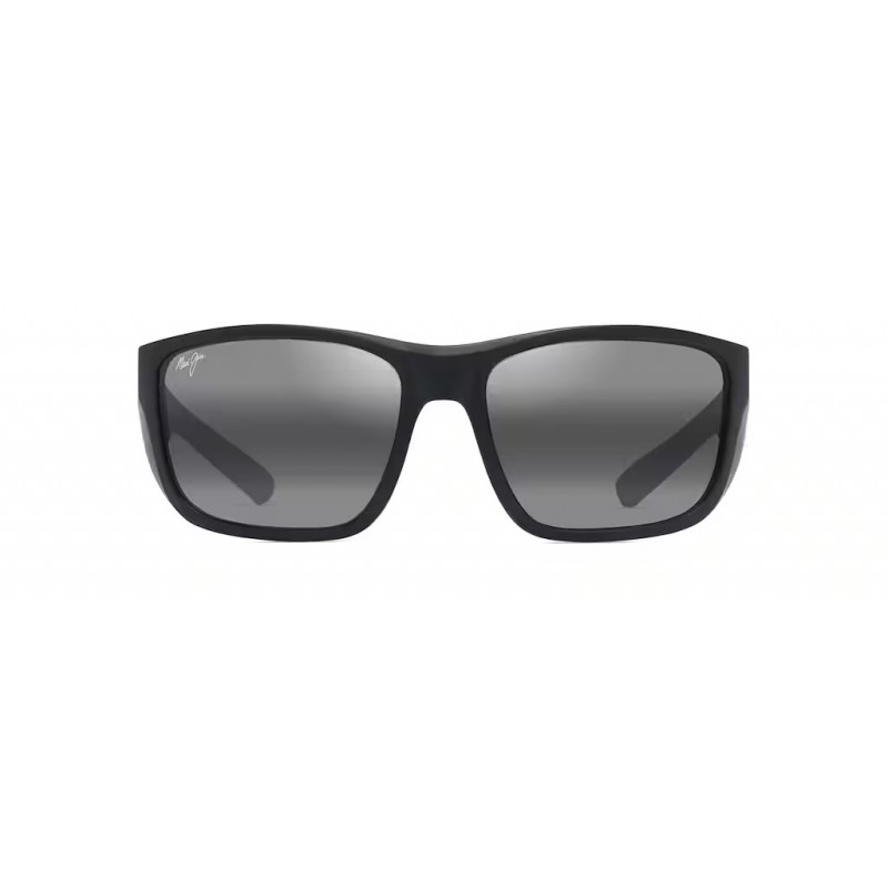Sunglasses MAUI JIM Amberjack 896-02 Polarized-Matte Black/black rubber